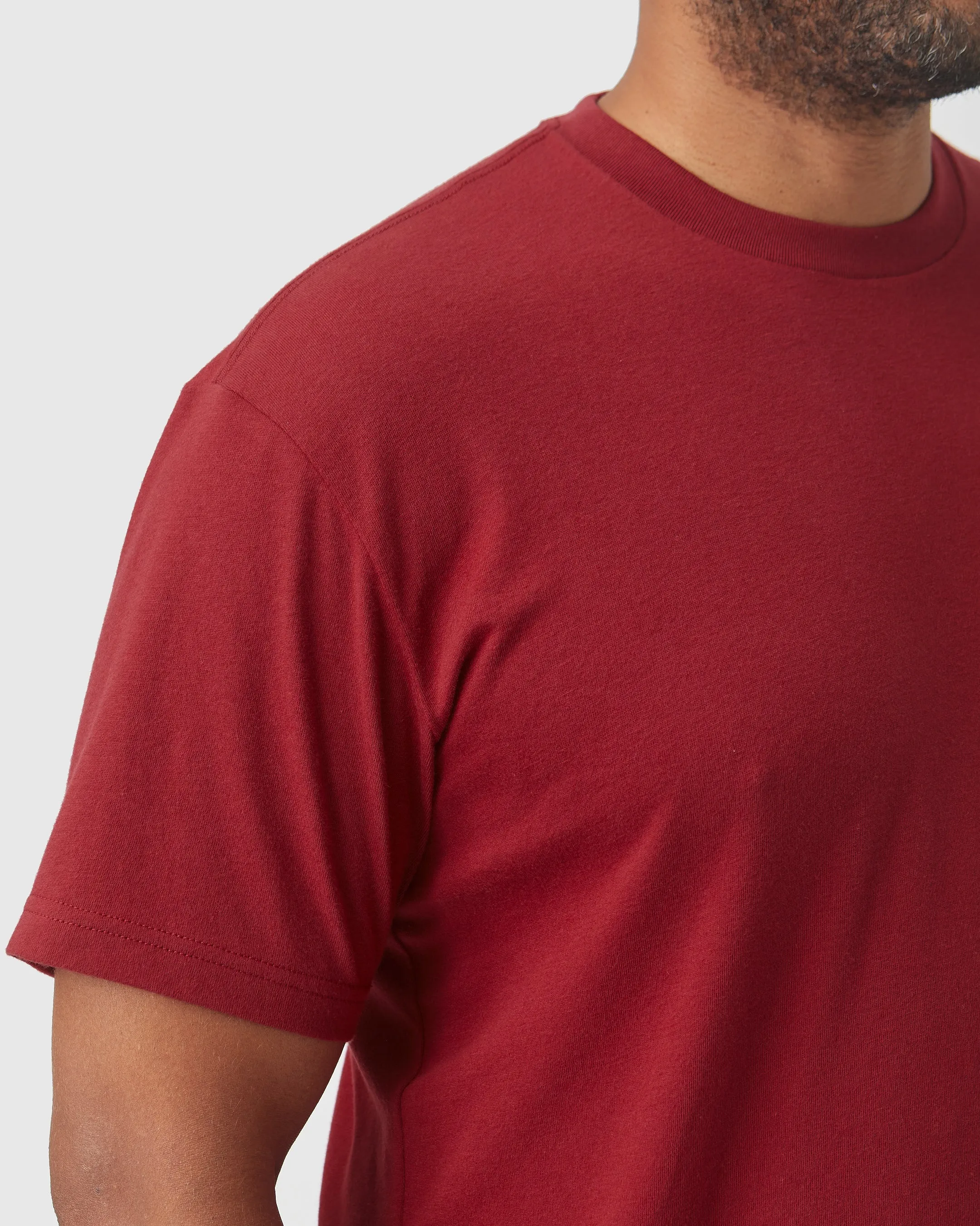 Crimson Short Sleeve Crew Neck Tee