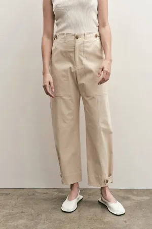 CROPPED WORKWEAR TROUSERS