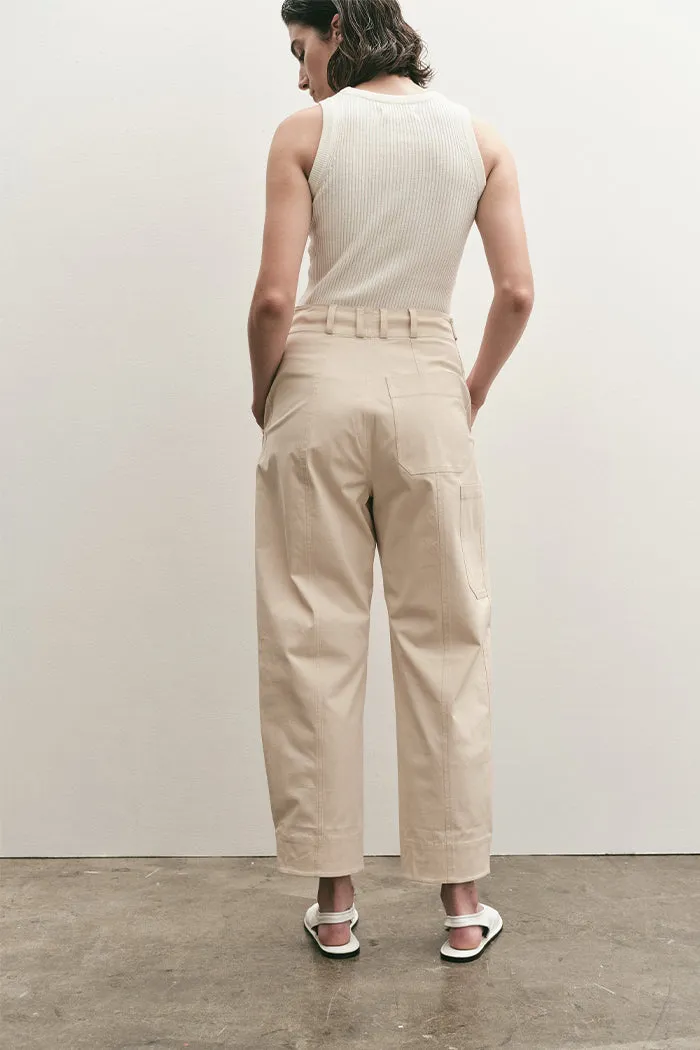 CROPPED WORKWEAR TROUSERS