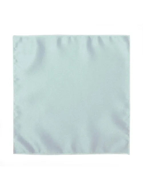 Deluxe Satin Formal Pocket Square (Light Blue)