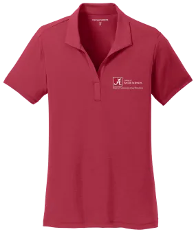 Dept. of Communicative Disorders Women's Performance Golf Shirt - Crimson