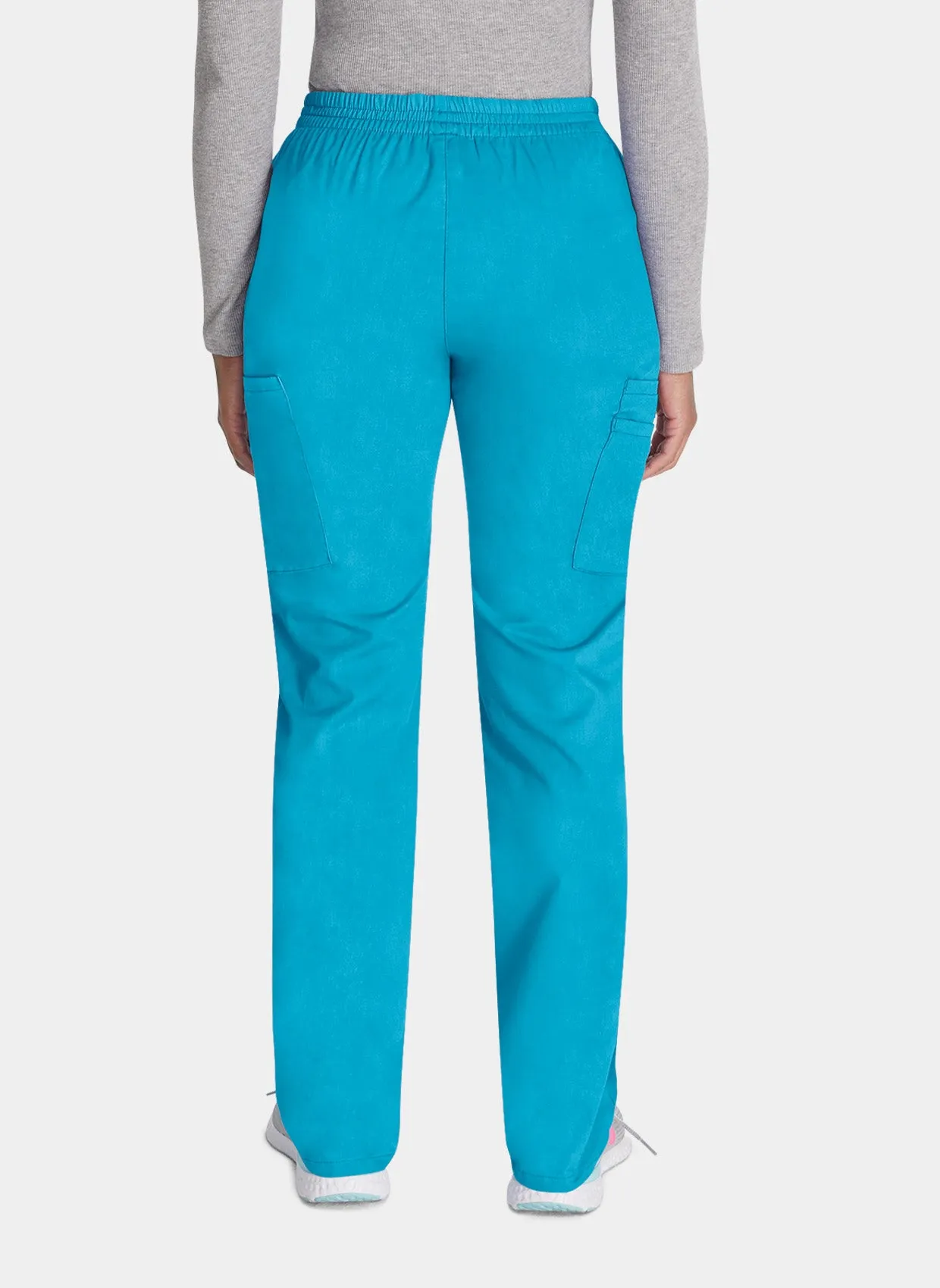 Dickies EDS Signature Ladies Natural Rise Tapered Leg Pull-On Scrub Trousers DKE86106 - Teal