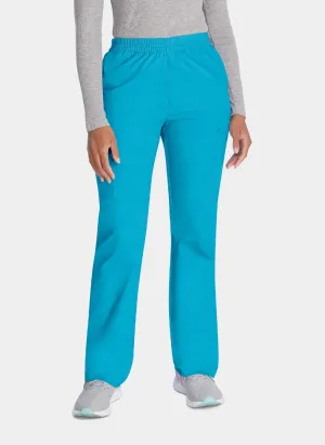 Dickies EDS Signature Ladies Natural Rise Tapered Leg Pull-On Scrub Trousers DKE86106 - Teal