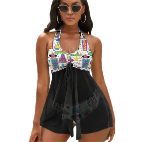 Disney 2024 Women's Split Skirt Swimsuit