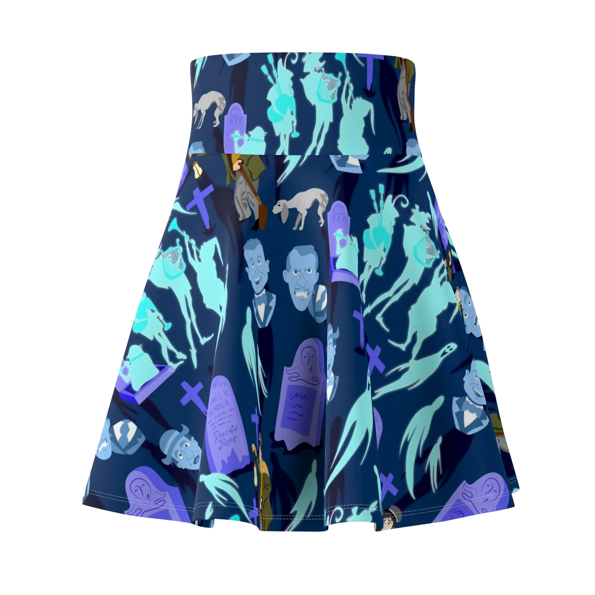 Disney Haunted Mansion Haunted Graveyard Women's Skater Skirt