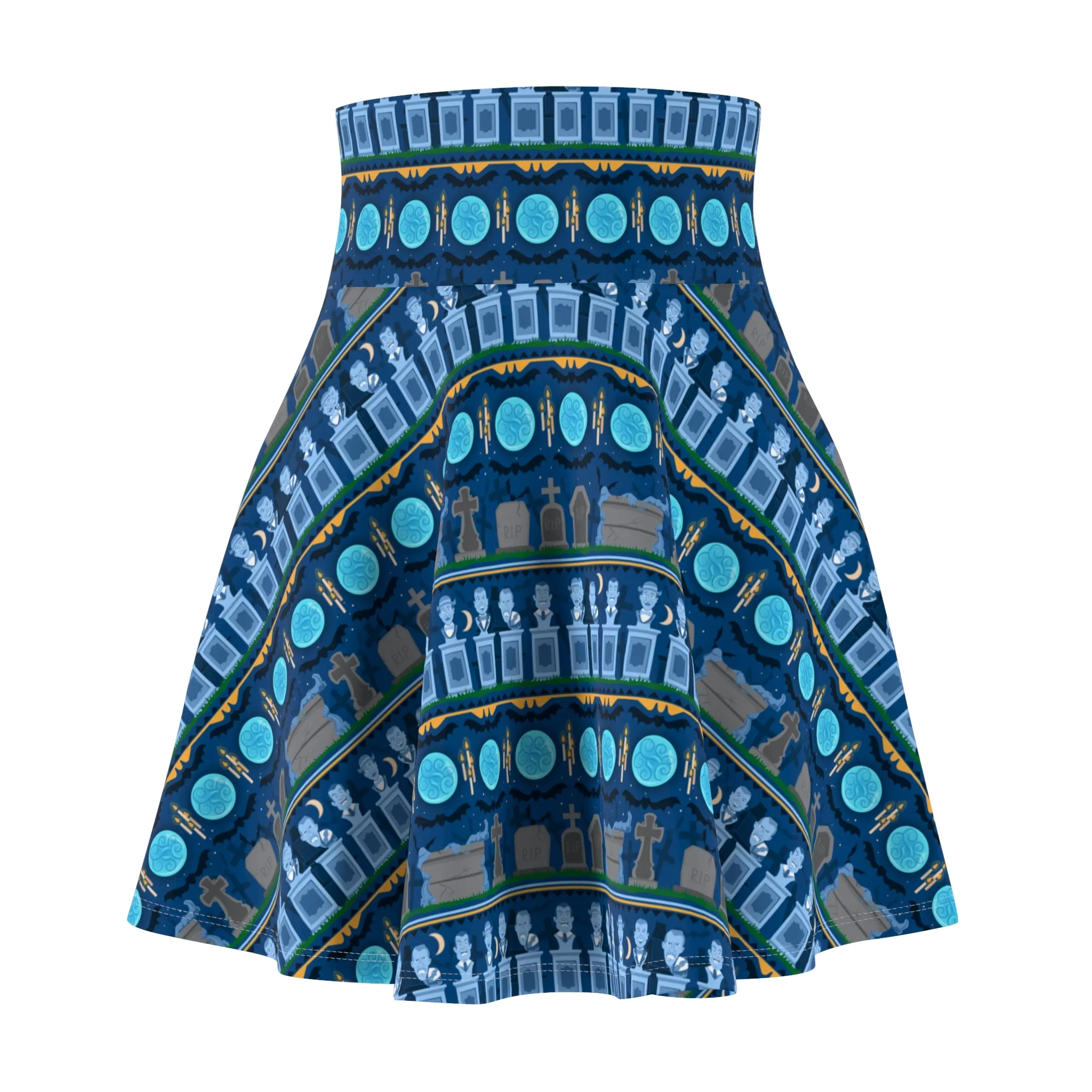 Disney Haunted Mansion Haunted Line Women's Skater Skirt