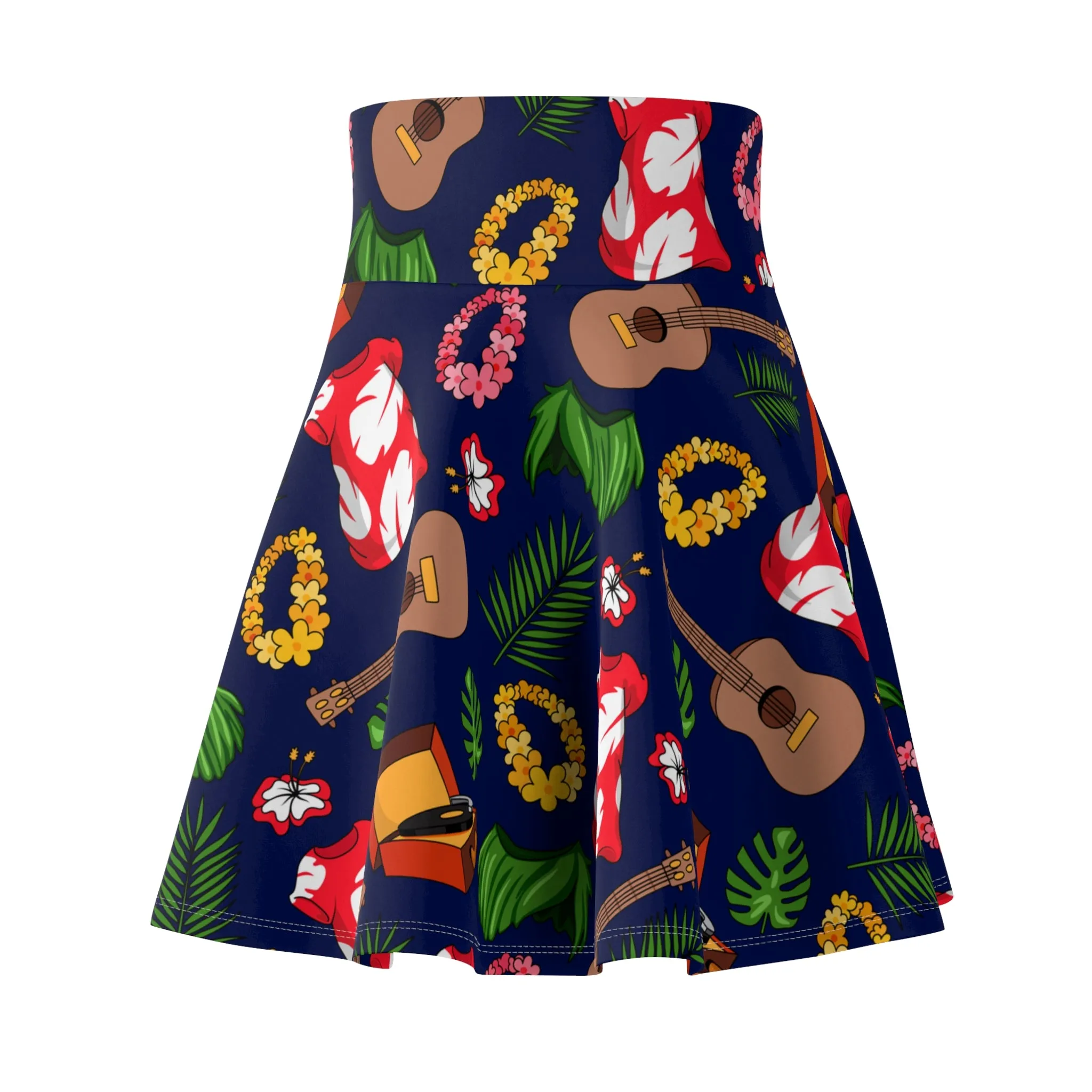 Disney Lilo And Stitch Hawaiian Roller Coaster Women's Skater Skirt