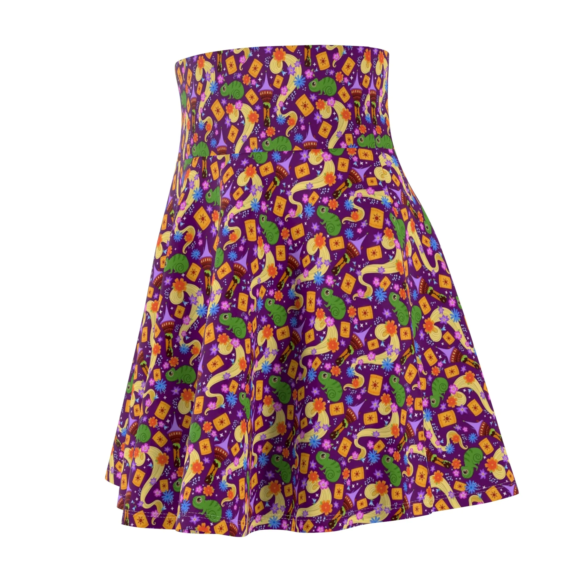 Disney Tangled Rapunzel Magical Hair Women's Skater Skirt