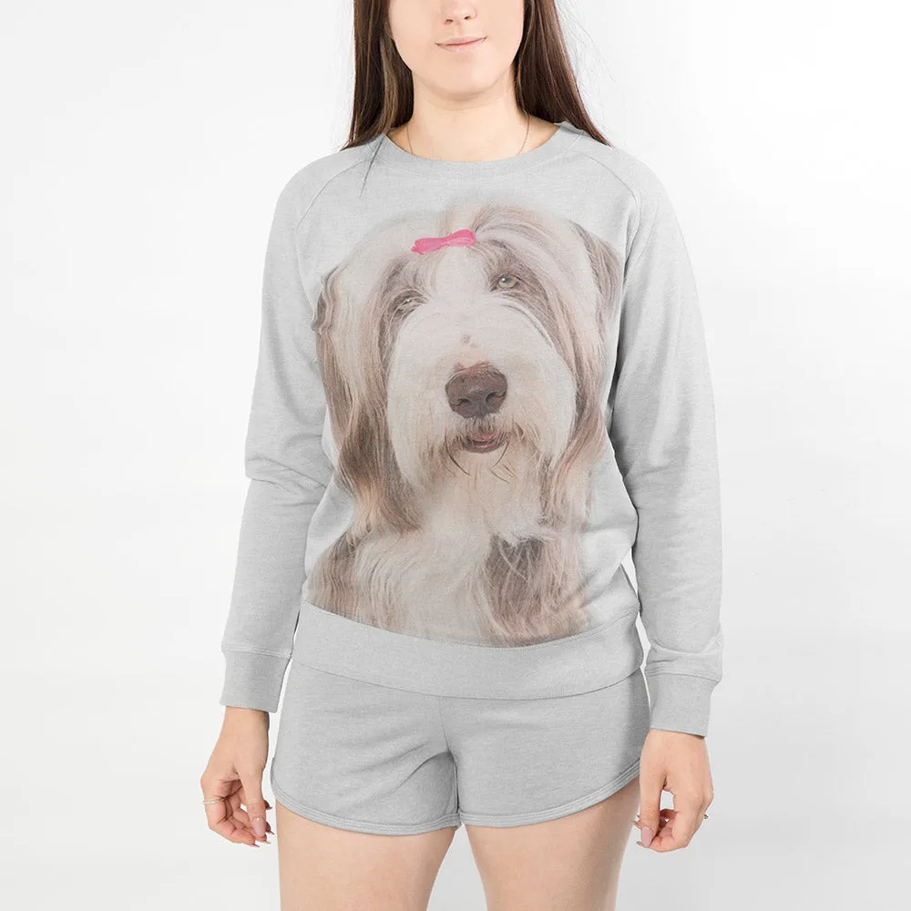 Dog Face Ladies Grey Loungewear Set