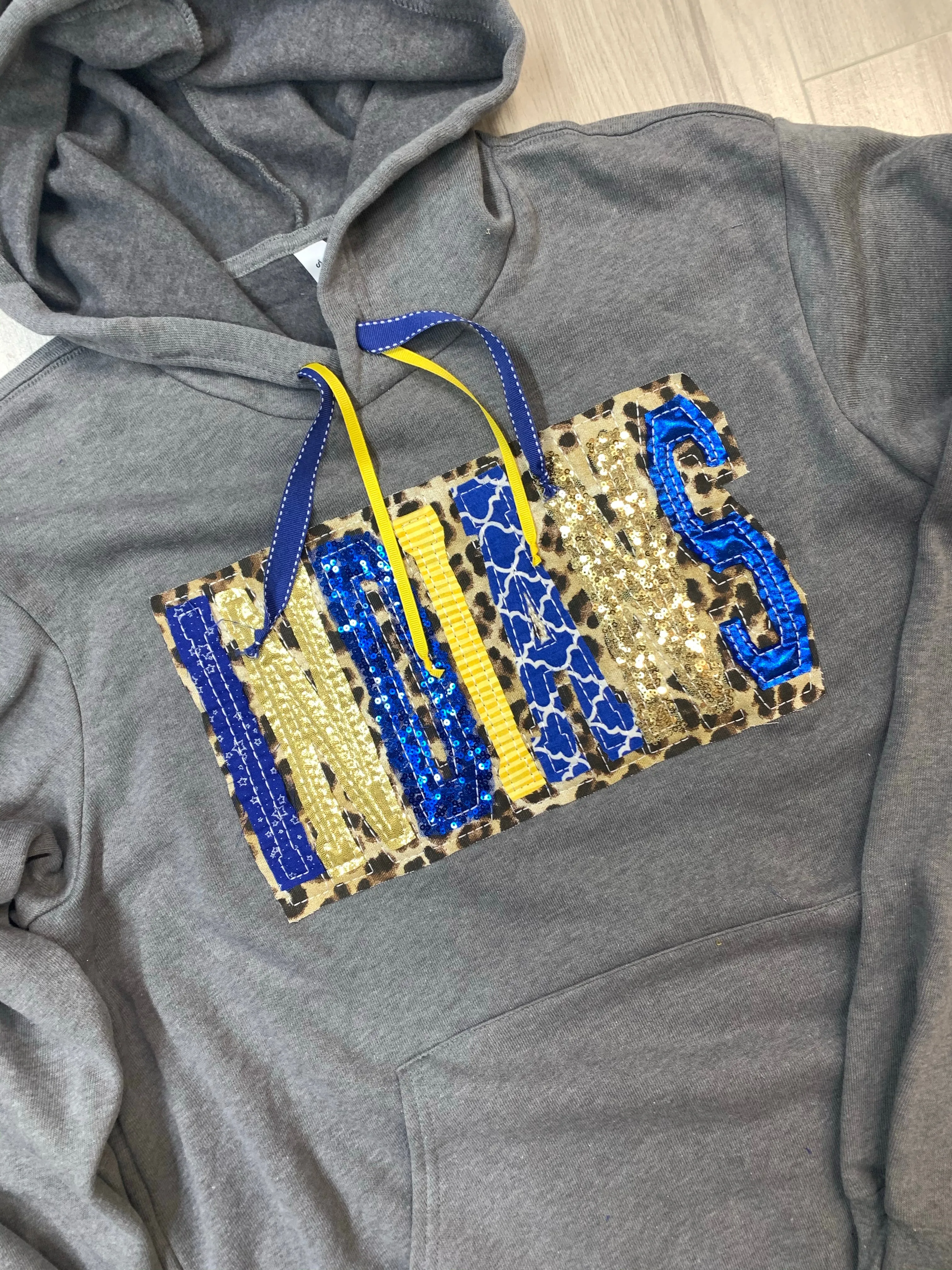 Double Stacked Spirit Hoodie with Custom Team Ribbons