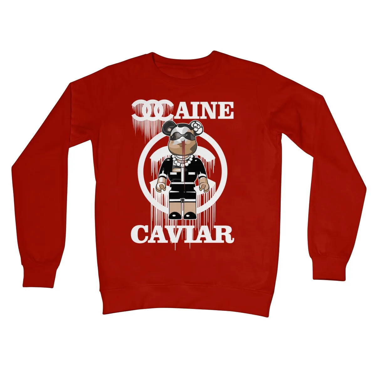 DRIP  BEAR  Crew Neck Sweatshirt