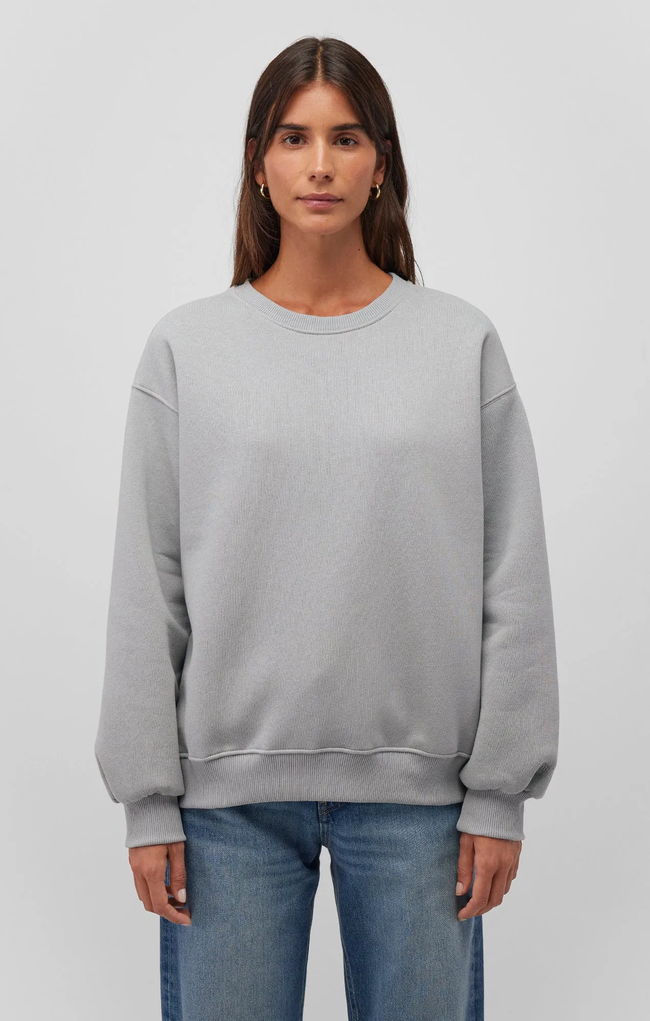 DROP SHOULDER SWEATSHIRT IN QUARRY