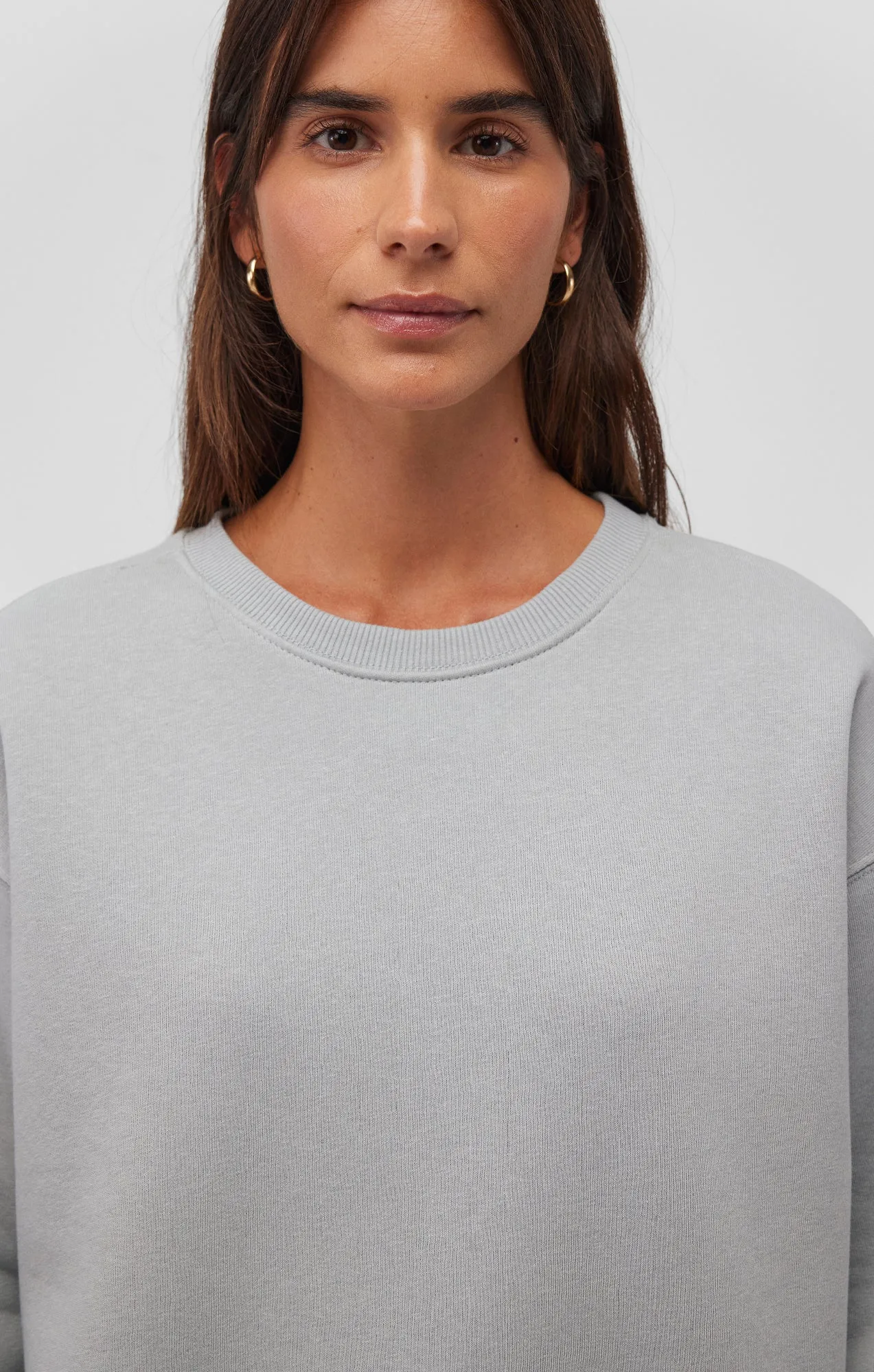 DROP SHOULDER SWEATSHIRT IN QUARRY