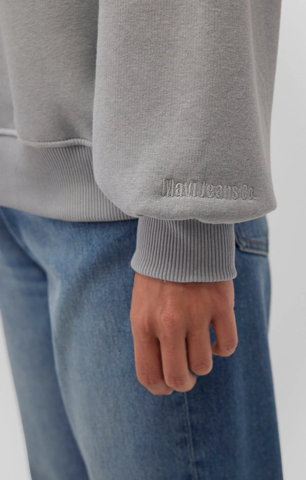 DROP SHOULDER SWEATSHIRT IN QUARRY