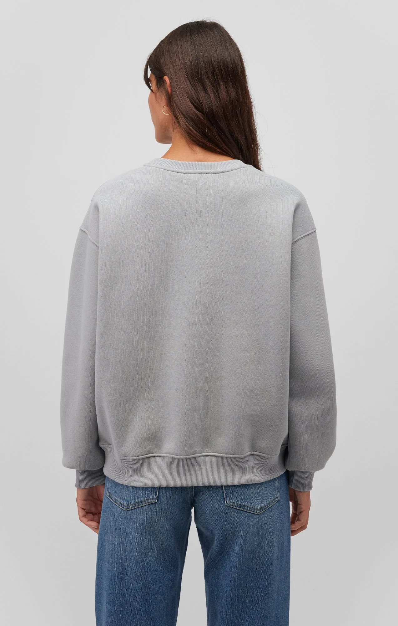 DROP SHOULDER SWEATSHIRT IN QUARRY