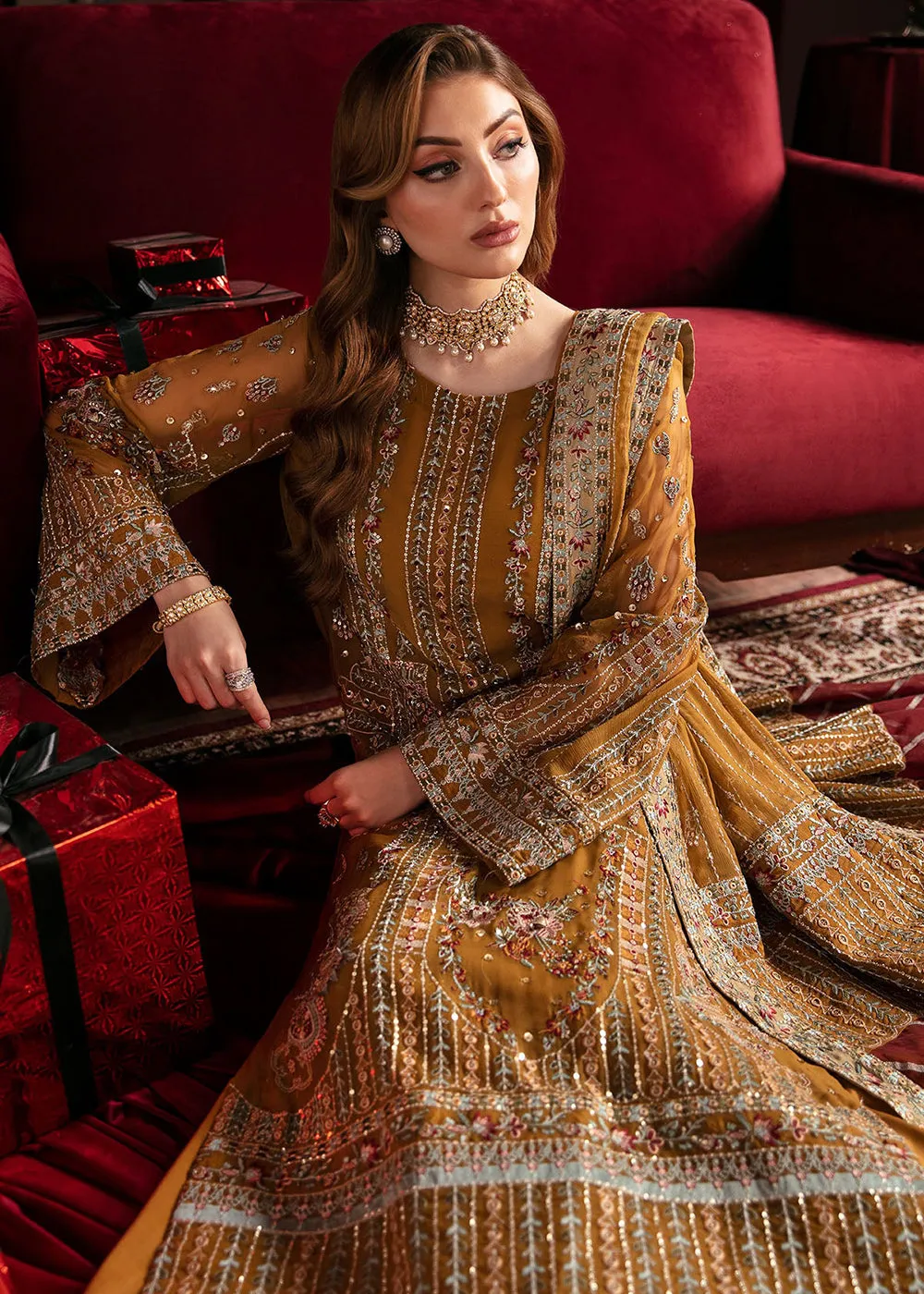 Elanora Embroidered Formals' 24 by Nureh | CRIMSON