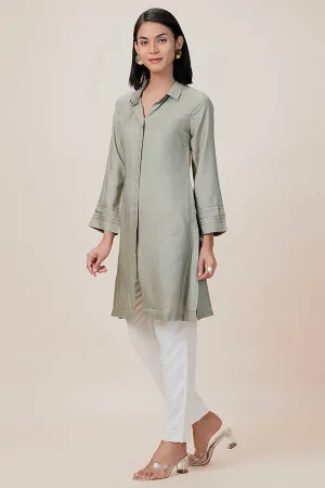 English Shirt Style Kurta Set