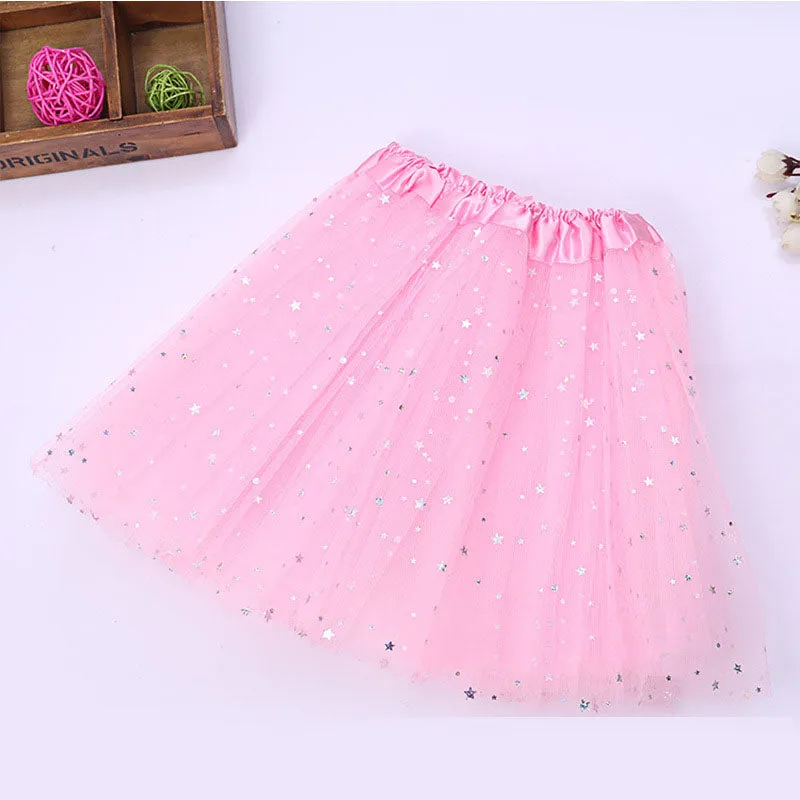 FancyDressWale Unicorn Pink Tutu LED Skirt and Top Birthday Dress for Girls-A3