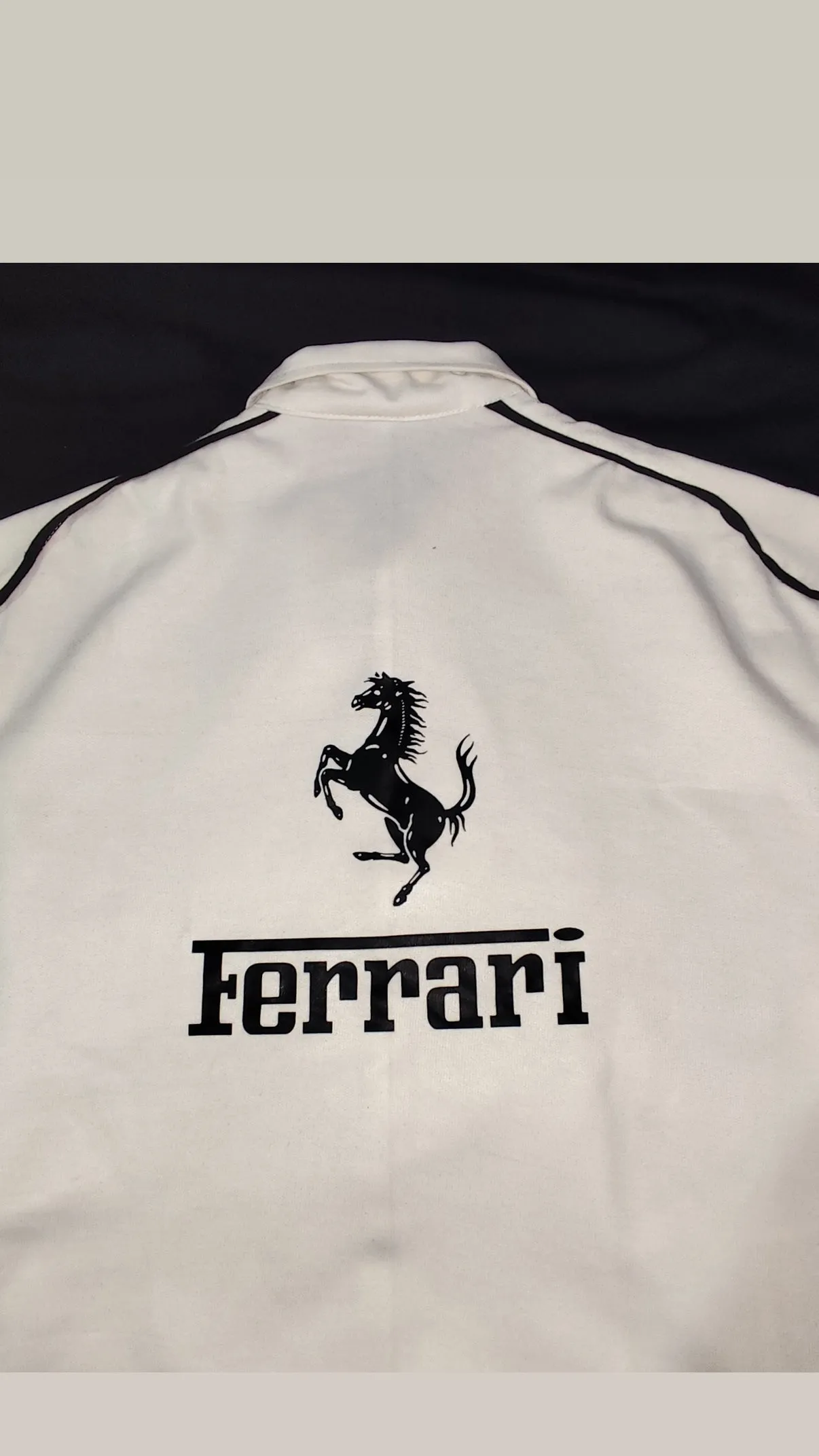 Ferrari F1 Vintage Racing Collar Varsity Jacket - Limited Edition