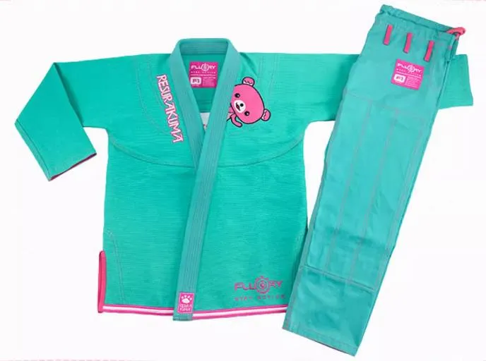 FLUORY BJJF13 JIU JITSU GI WOMAN SIZE F0-F2 GREEN