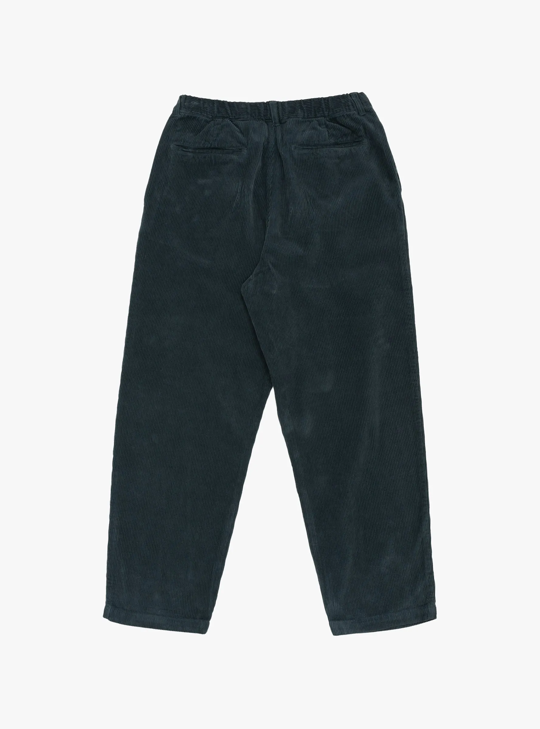 Garment-Dye Corduroy Pants Teal Blue