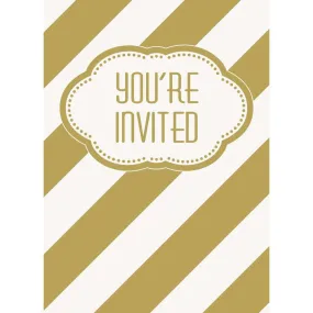 Golden Birthday Invite