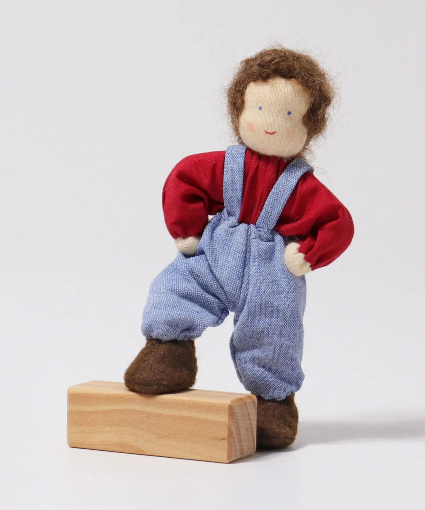 Grimm's Brown Haired Boy Doll