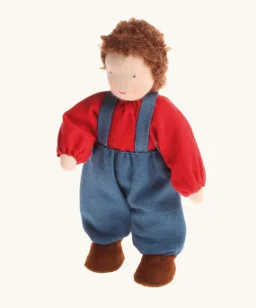 Grimm's Brown Haired Boy Doll