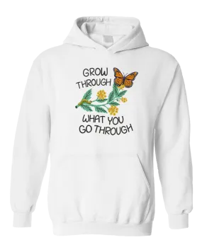 Grow Through What You Go Through (Butterfly) - Hoodie