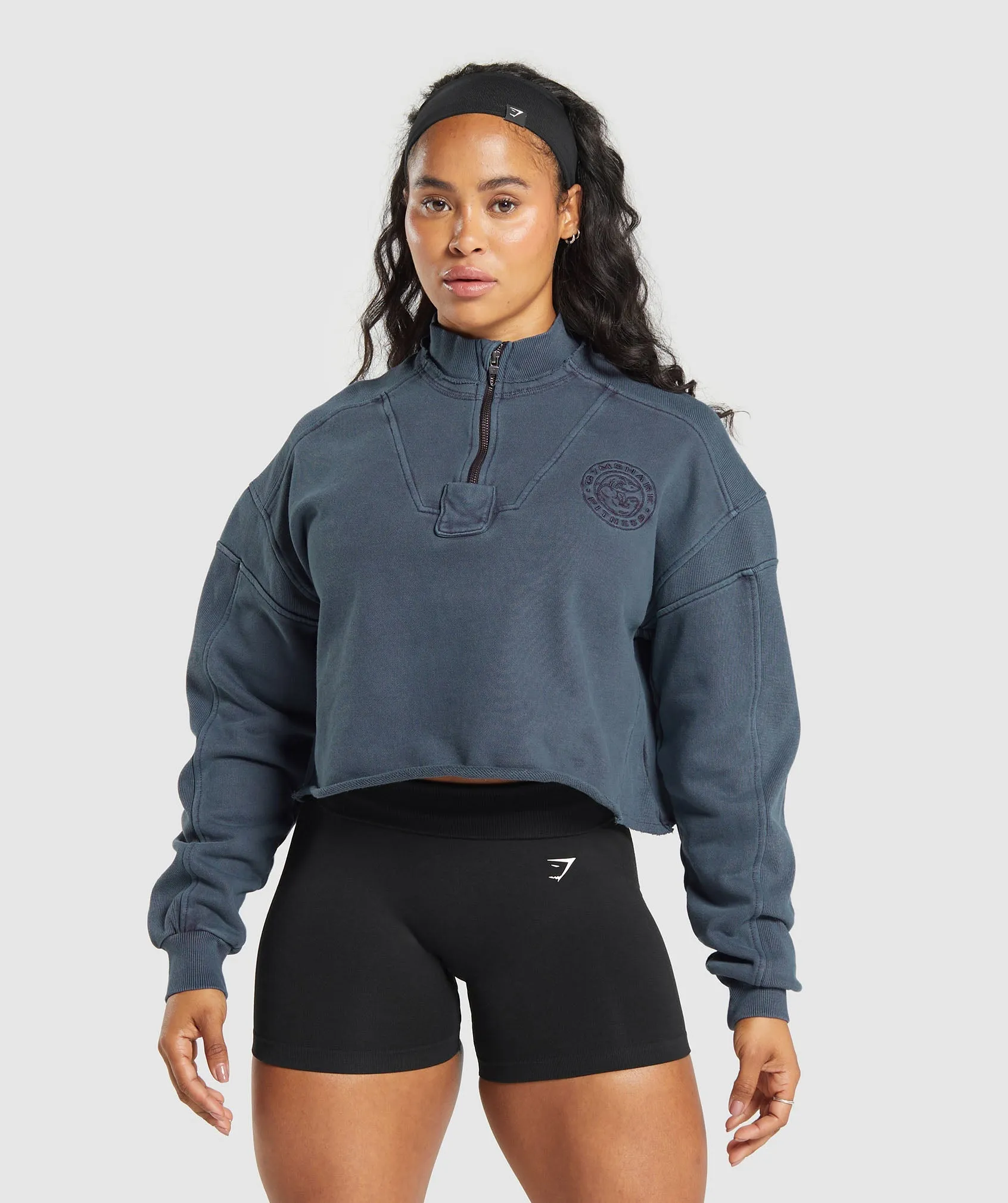 Gymshark Premium Legacy Sweatshirt - Heavy Blue