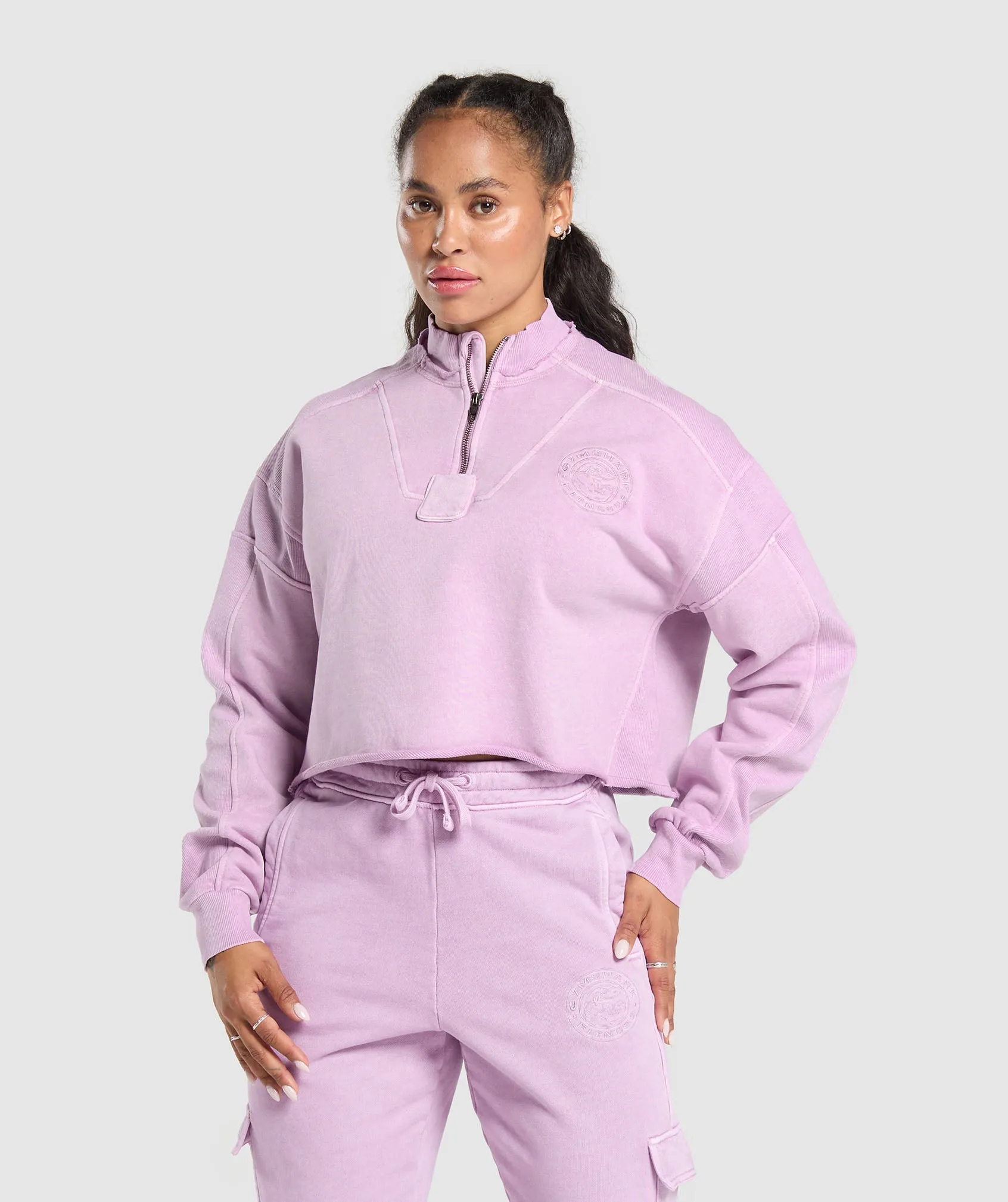 Gymshark Premium Legacy Sweatshirt - Warm Lilac