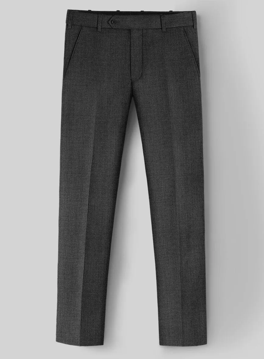 Hardy Minnis Charcoal Twill Wool Suit