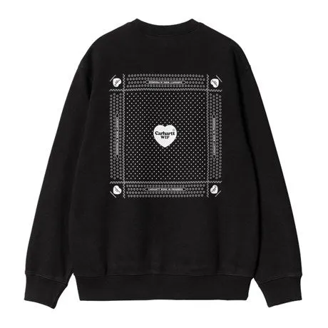 HEART BANDANA SWEAT / CARHARTT WIP / BLACK