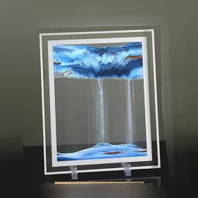 HIVAGI® Sand Art Liquid Motion, Rectangular Stress Relief Moving Sand Art Picture 3D.