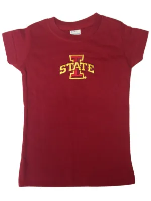 Iowa State Cyclones TFA Toddler Girls Crimson Long Length Cotton T-Shirt