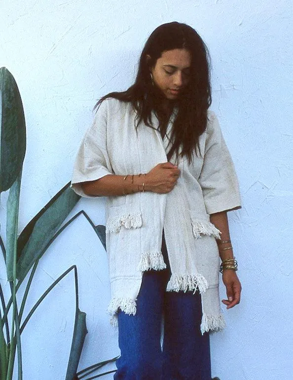 Ivory Tassel Jacket