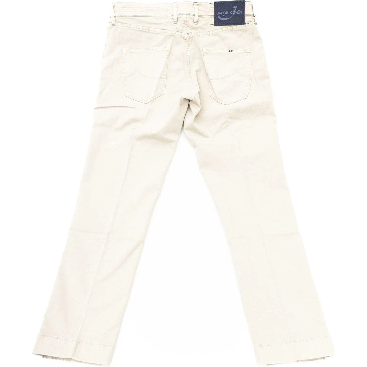 Jacob Cohen Elegant Silver Chino Model Trousers