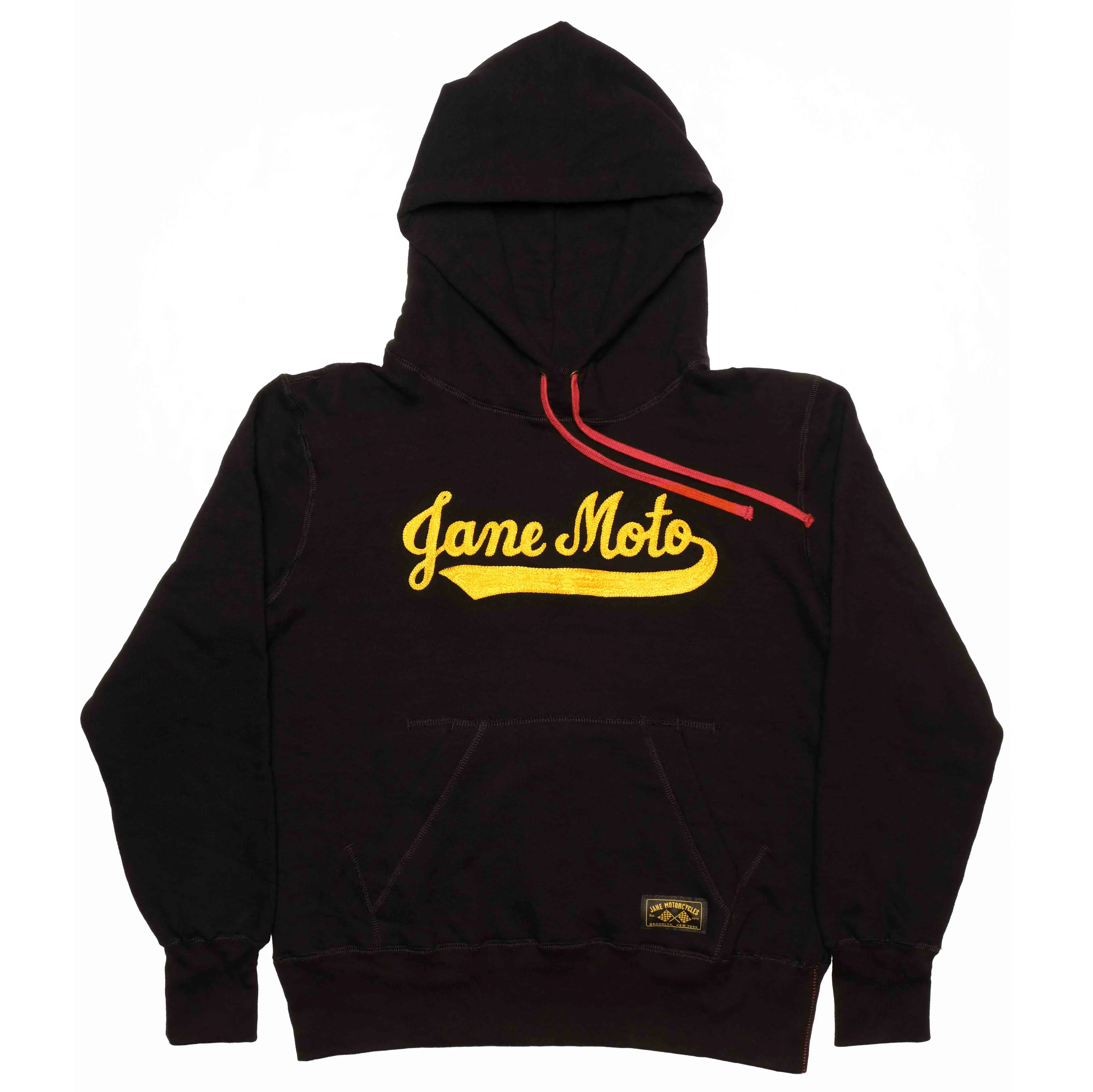 JANE MOTO silk Chainstitched Hoodie