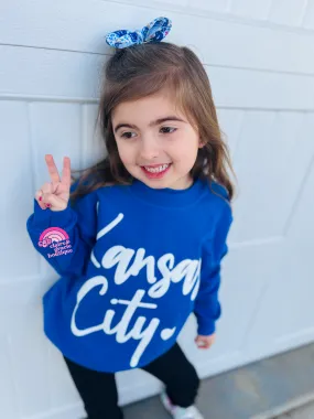 Kansas City Script PUFF sweatshirt | Youth Adult