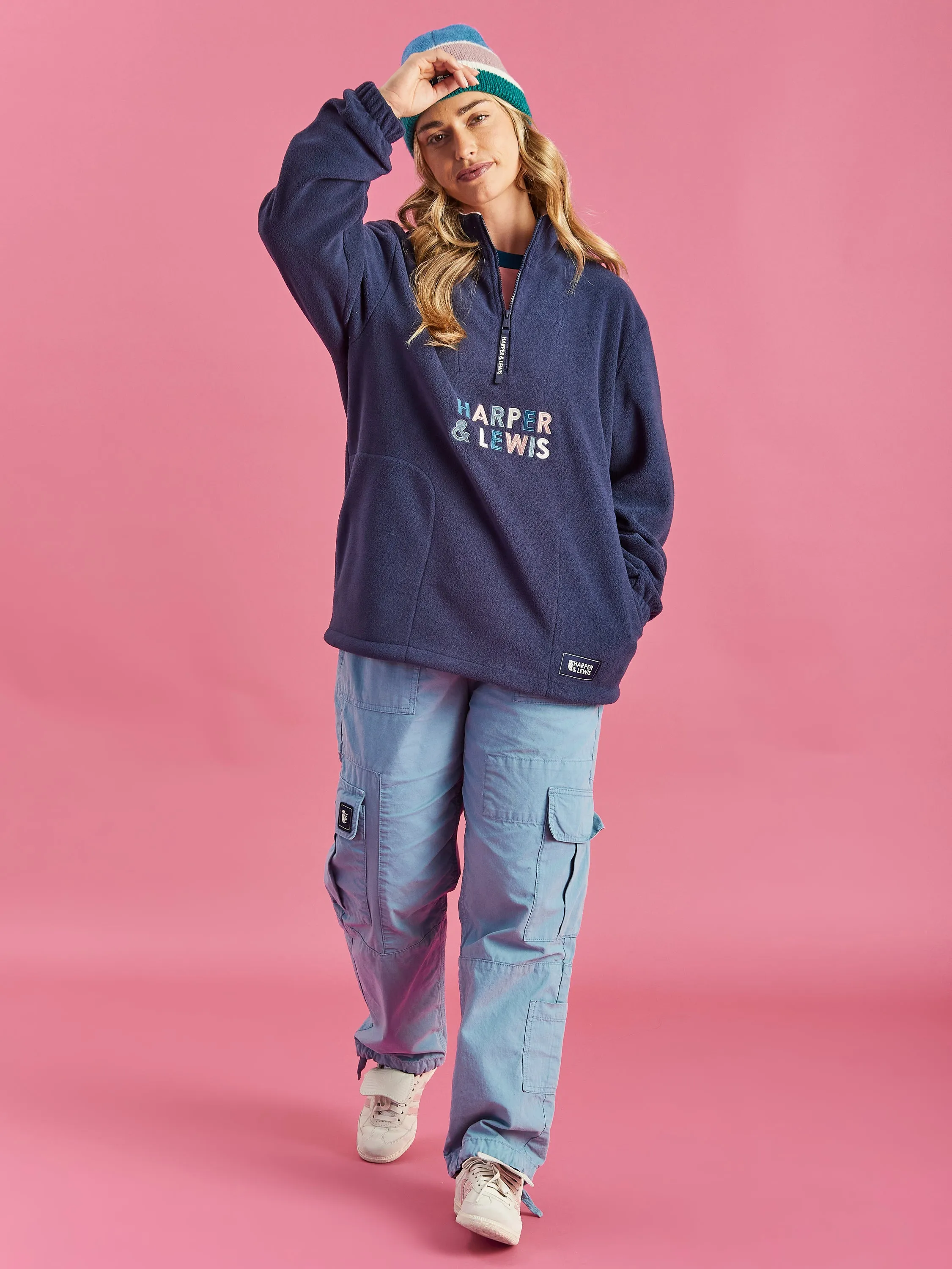 Kelsey 1/4 Zip Fleece Navy