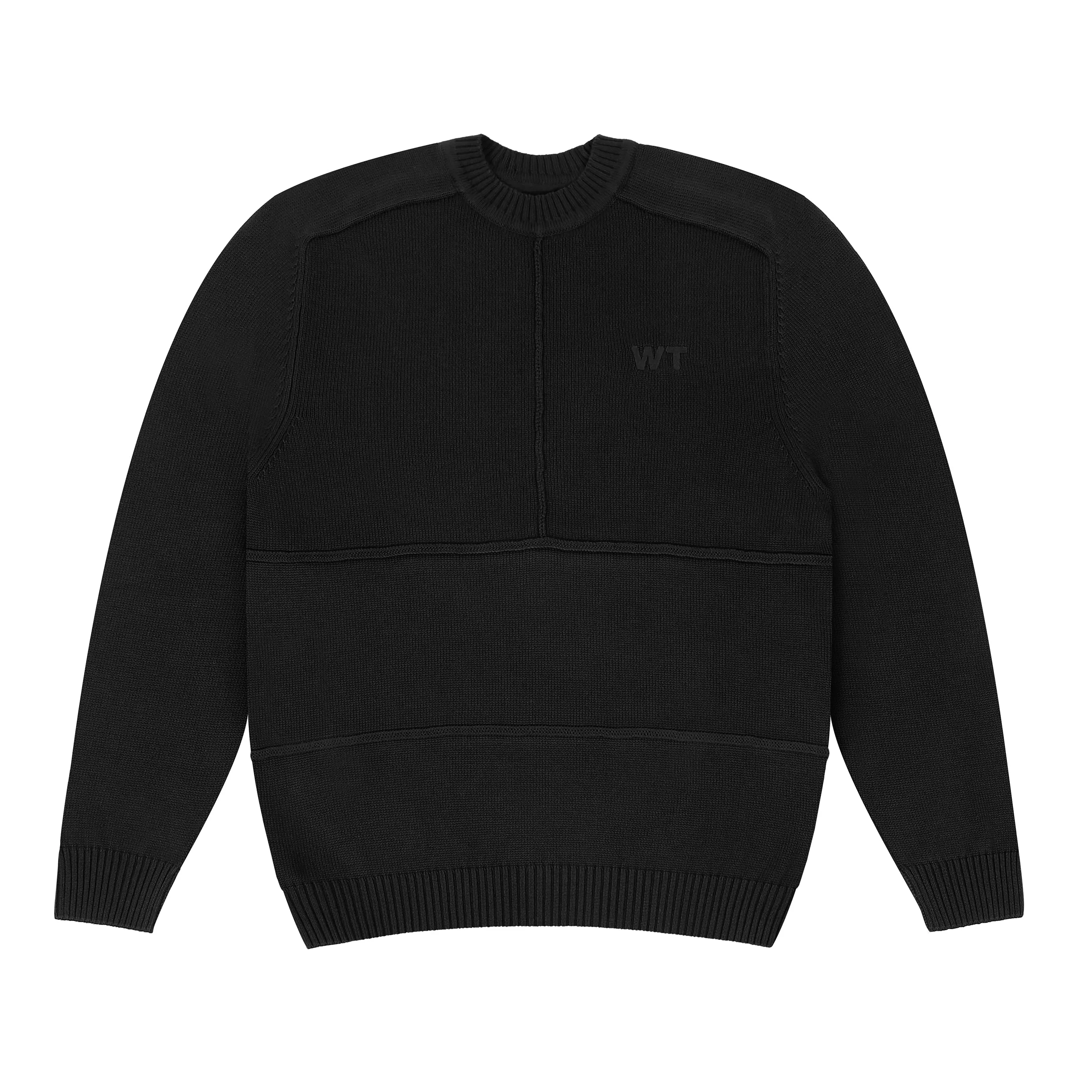 KNITTED CREW NECK JUMPER