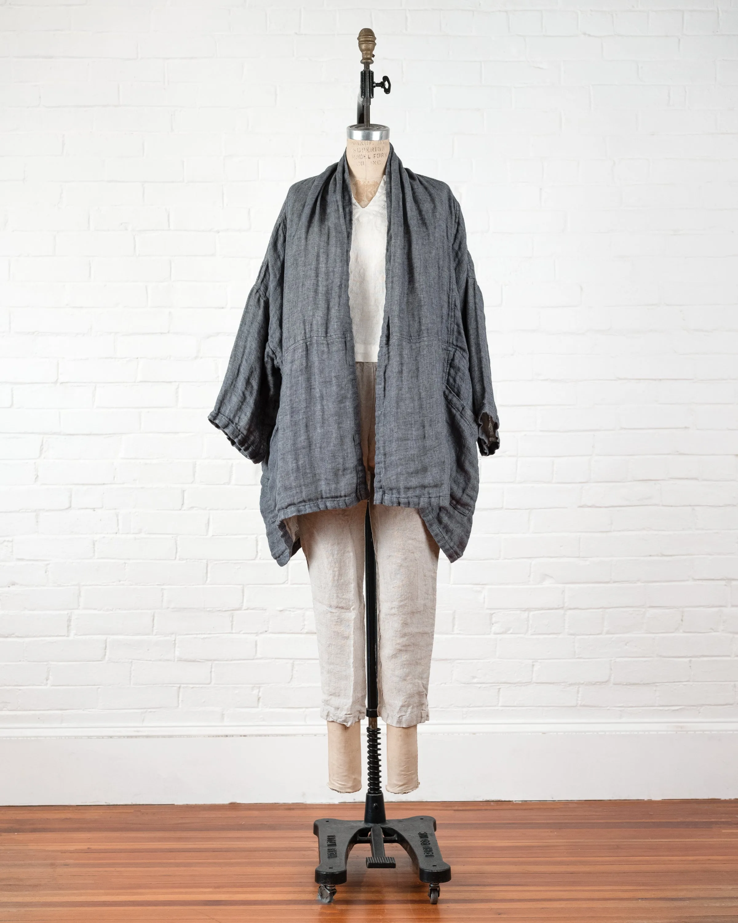 Linen Shawl Jacket