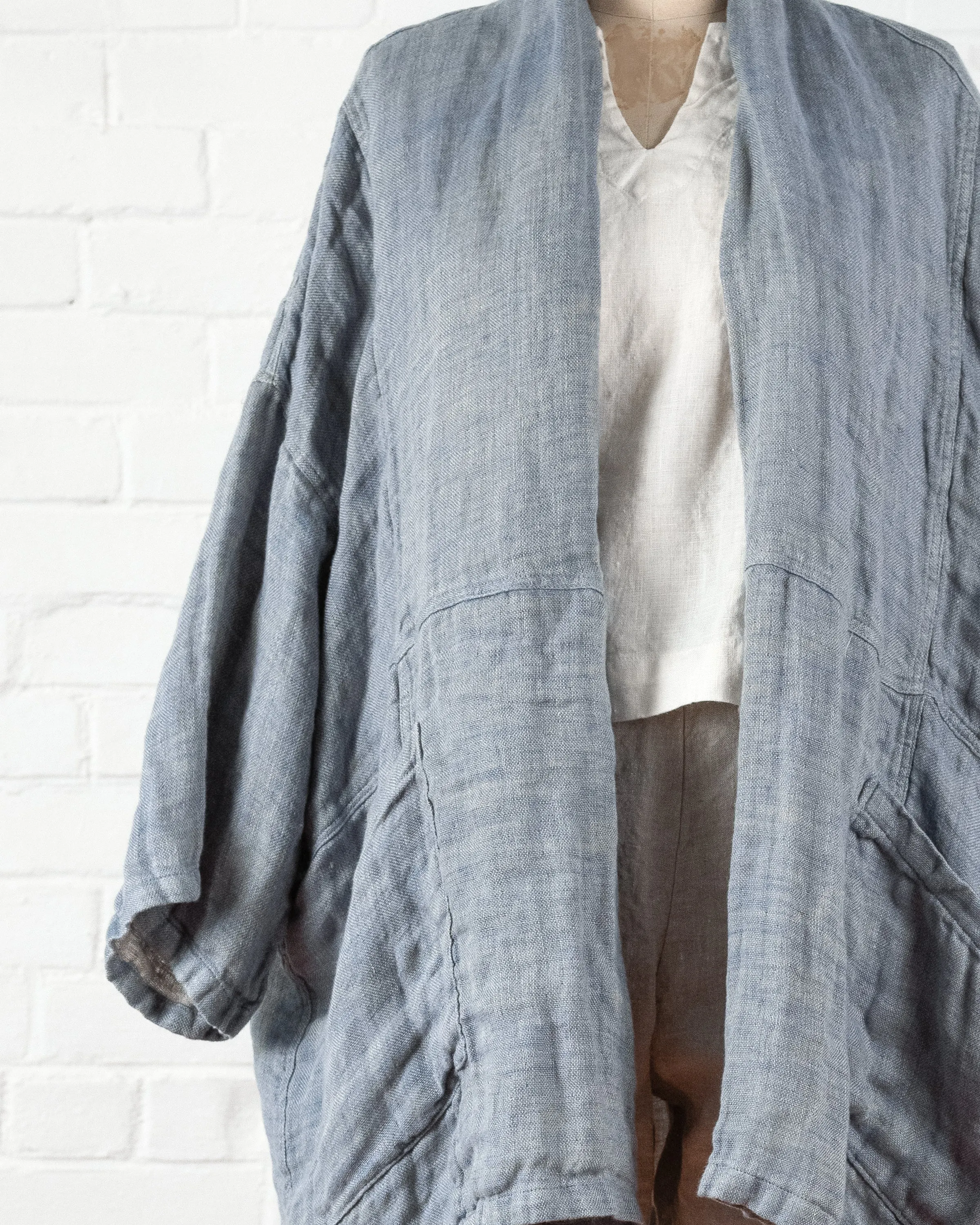 Linen Shawl Jacket