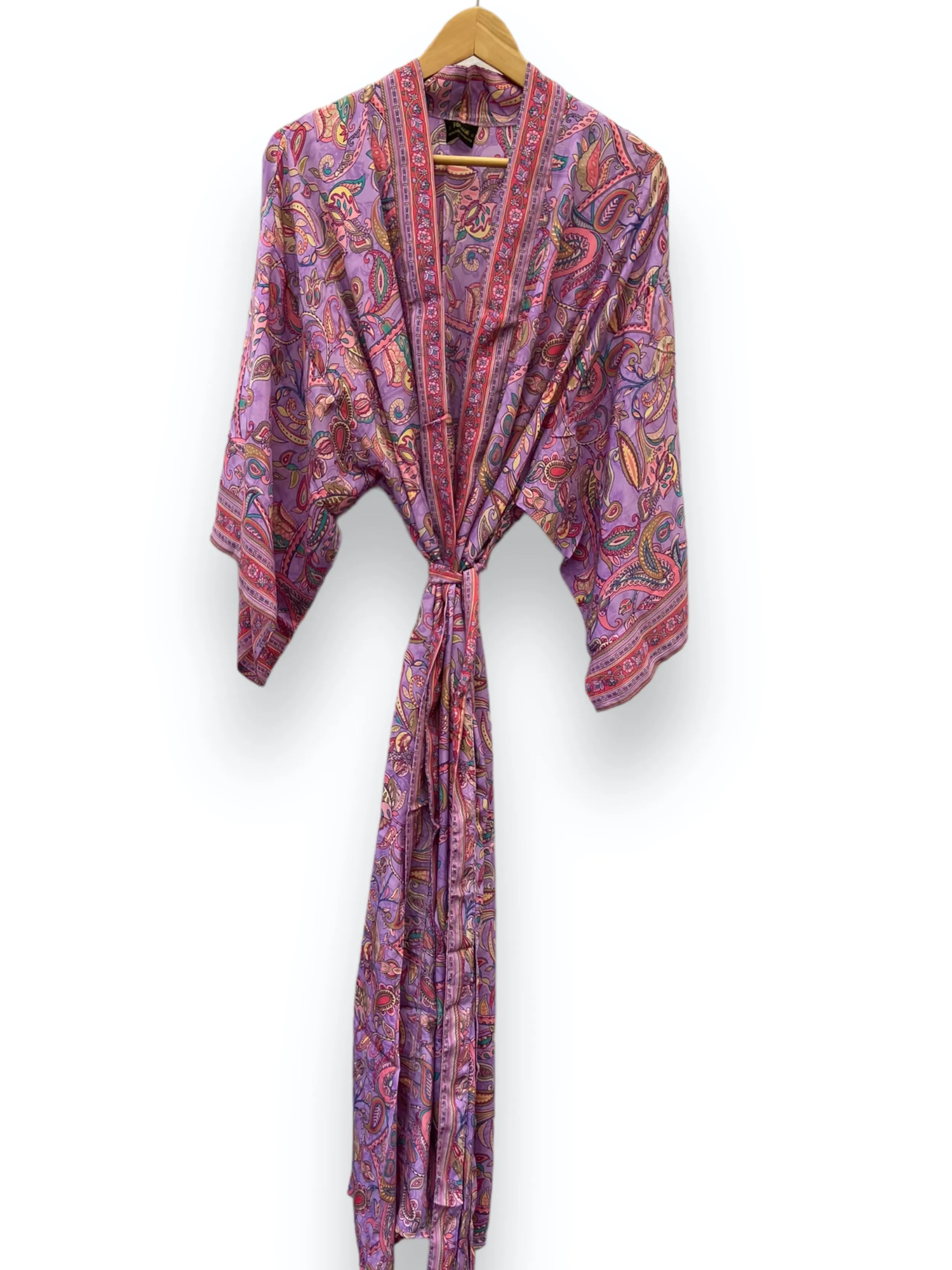 Long Floaty Kimono - Fuchsia