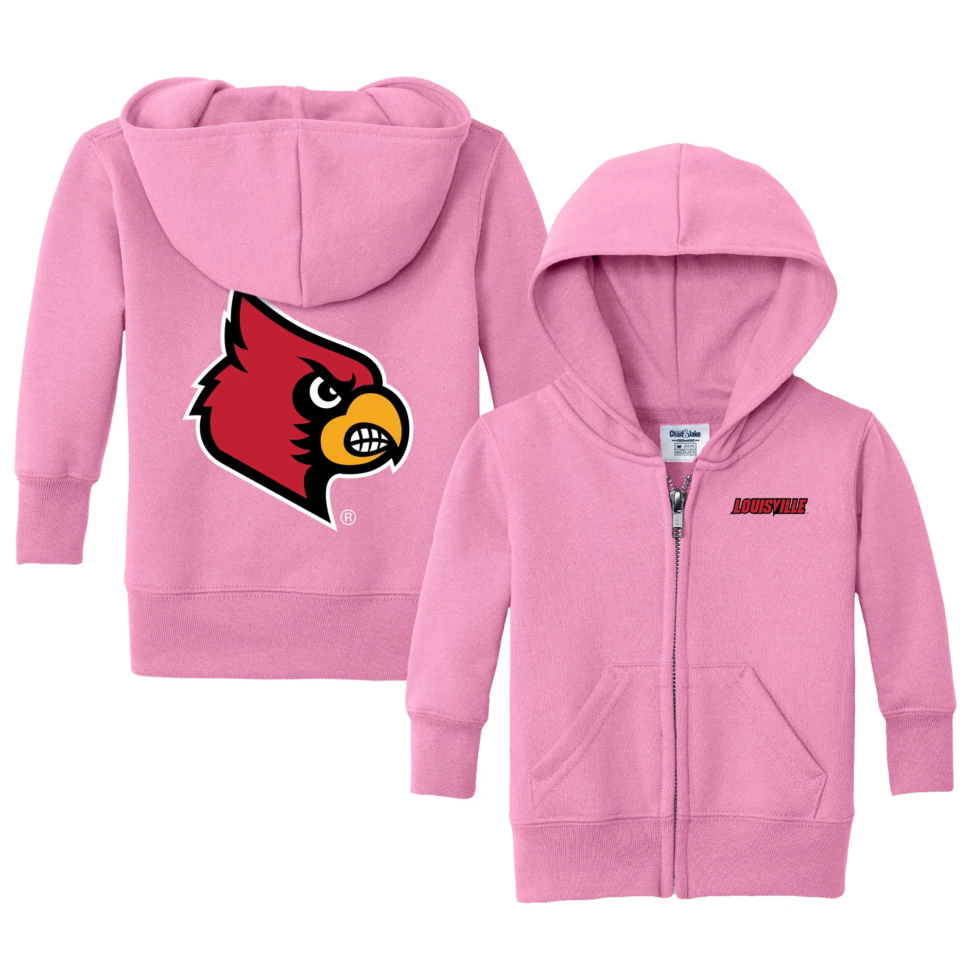 Louisville Cardinals Logo Infant Full-Zip Sweatshirt