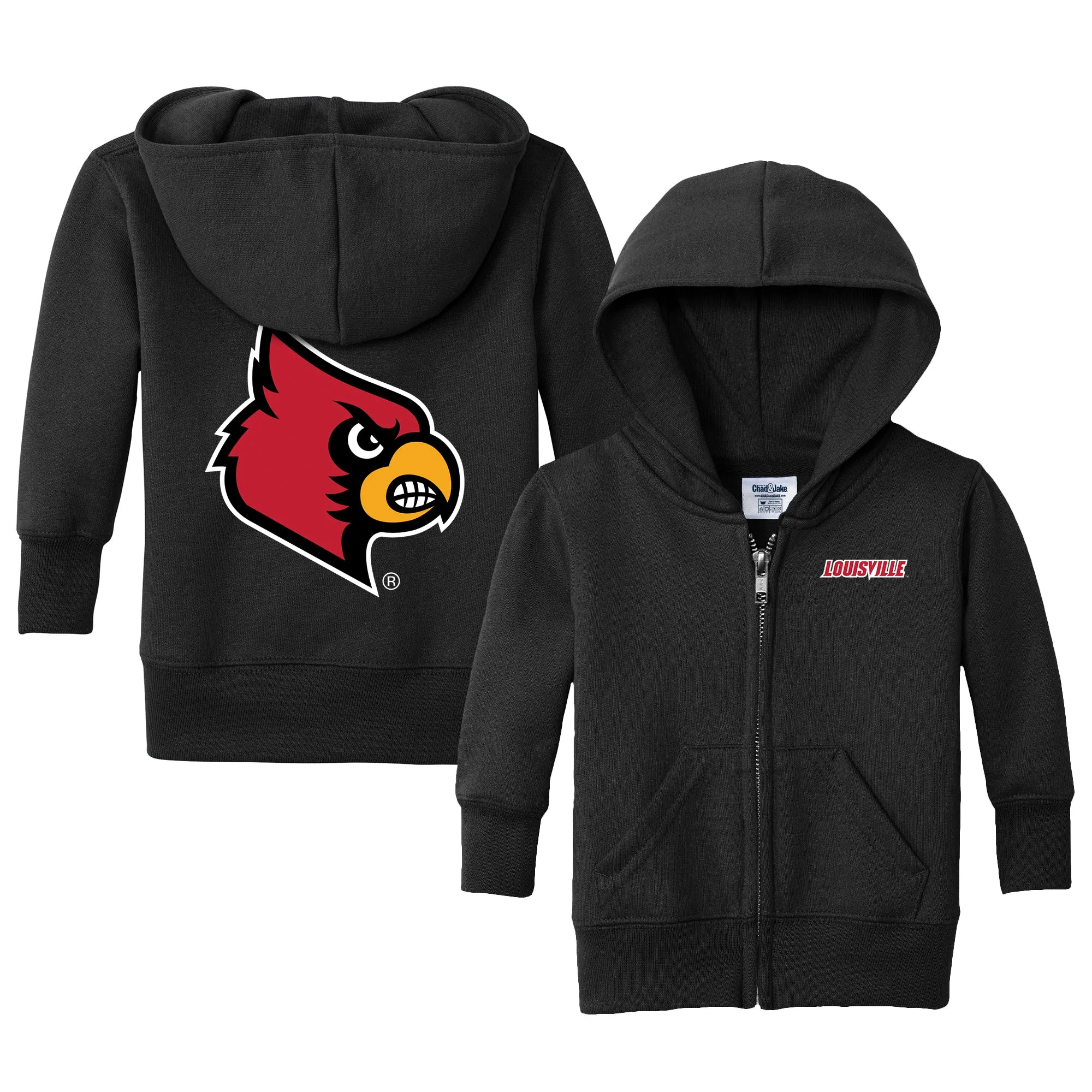 Louisville Cardinals Logo Infant Full-Zip Sweatshirt