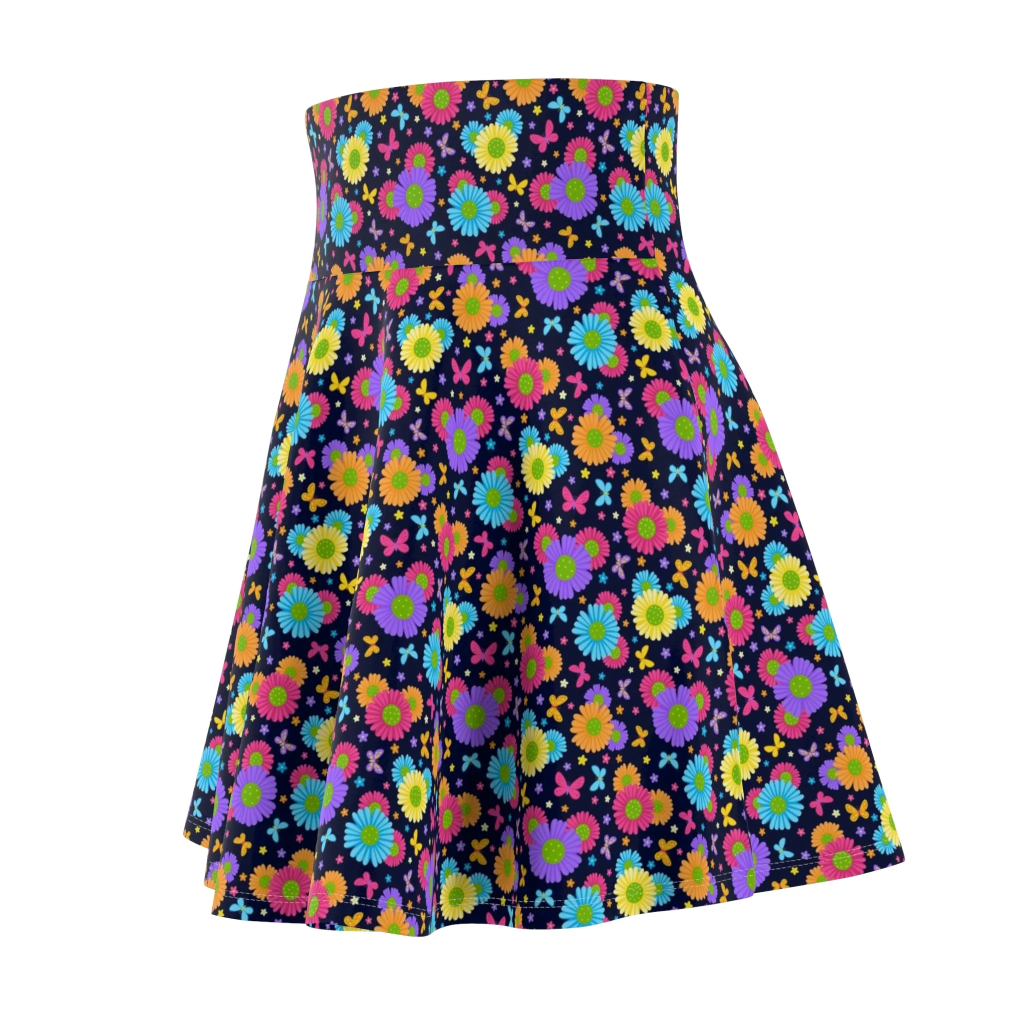 Magical Spring Flowers Women's Skater Skirt