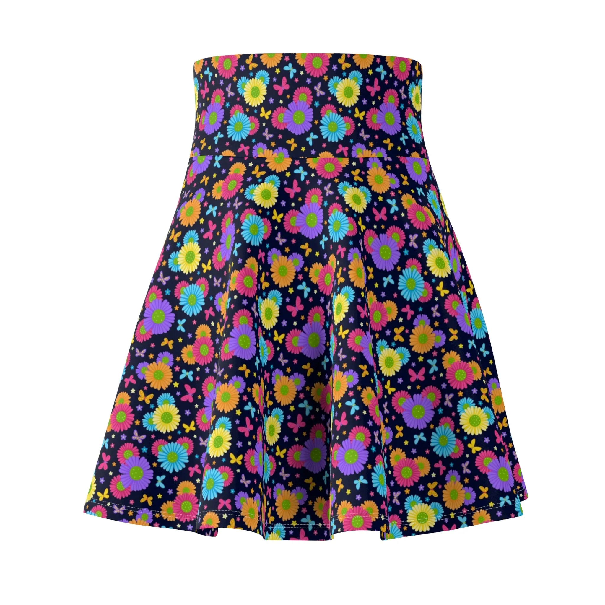 Magical Spring Flowers Women's Skater Skirt