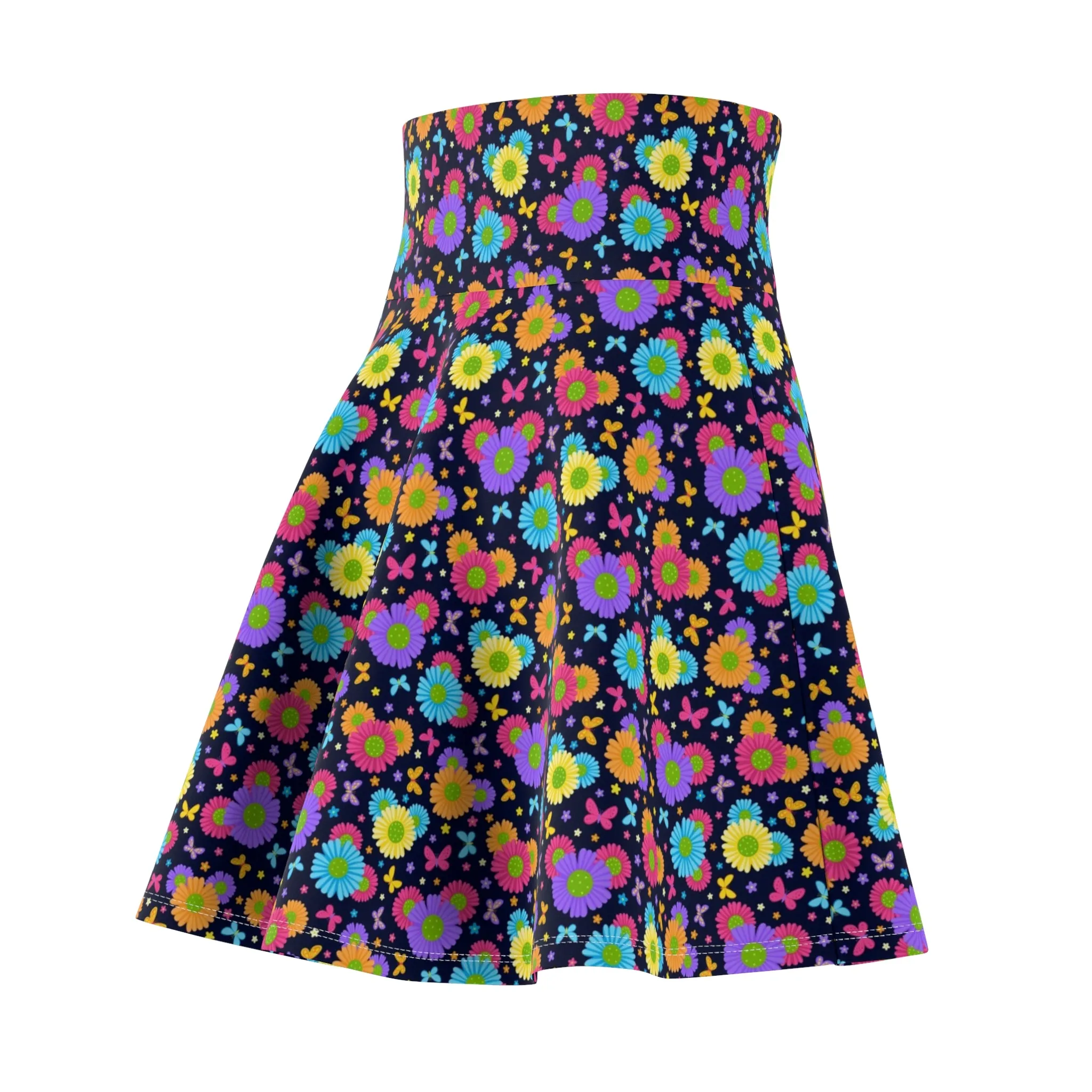 Magical Spring Flowers Women's Skater Skirt