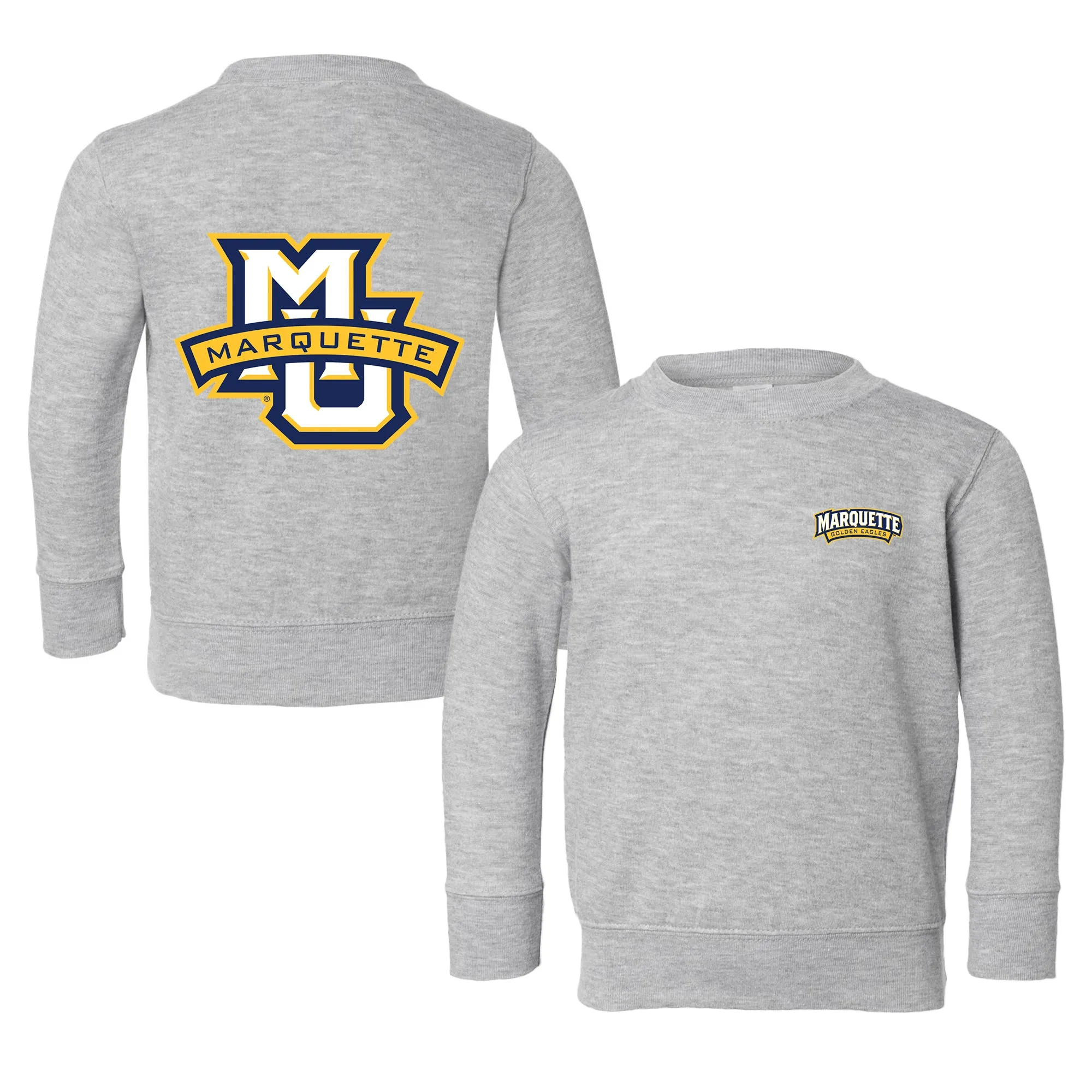 Marquette Golden Eagles Logo Toddler Crewneck Sweatshirt